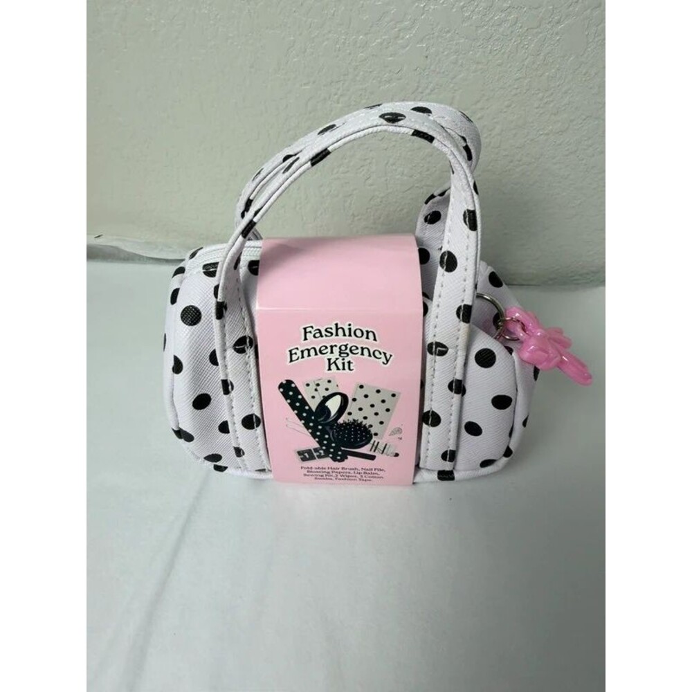 Fashion Emergency Kit Mini Purse Polka Dot New